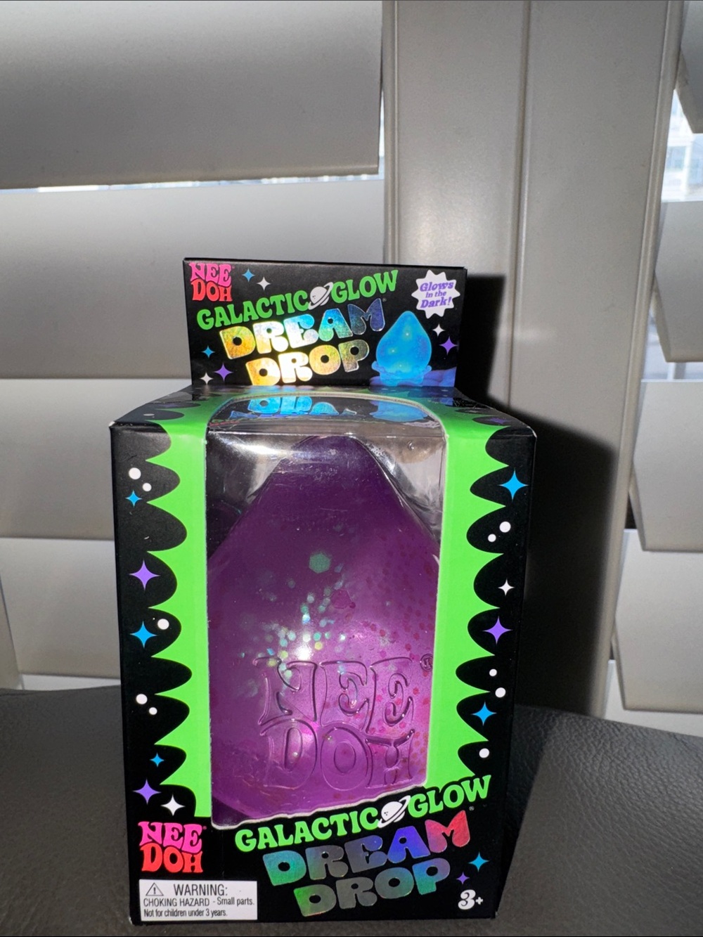 NeeDoh Galactic Glow Dream Drop - Purple Glow
